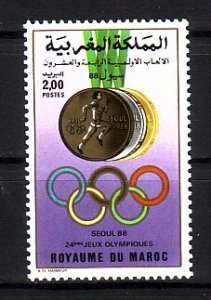 Morocco, Scott cat. 664. Seoul Summer Olympics issue.