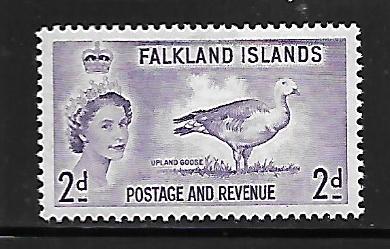 FALKLAND ISLANDS, 124, MINT HINGED, GOOSE