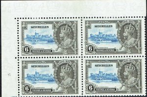 SEYCHELLES 1935 Silver Jubilee 6c blue and black - 37482