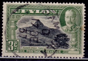 Ceylon 1935-36, KGV, Adam's Peak, sc#265, used