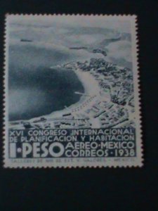 MEXICO-1938 SC#C90 16TH CONGRESS OF INTEL.PLANICATION   MNH -VF-LAST ONE