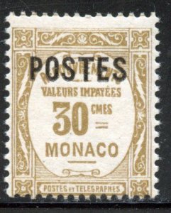 Monaco # 136, Mint Hinge.