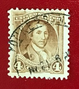 1932 US Sc 709 used 4c Washington CV$.25 Lot 1777