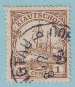 KIAUCHAU 23 USED TSINGTAU CANCEL TSINGTAU AKH