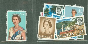 St. Lucia #182-95 Unused Single (Complete Set)