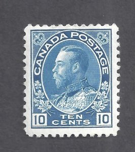 Canada # 117 VF MINT 10c BLUE ADMIRAL WET PRINTING BS27824