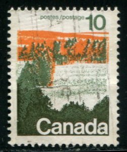 594 Canada 10c Forest, used