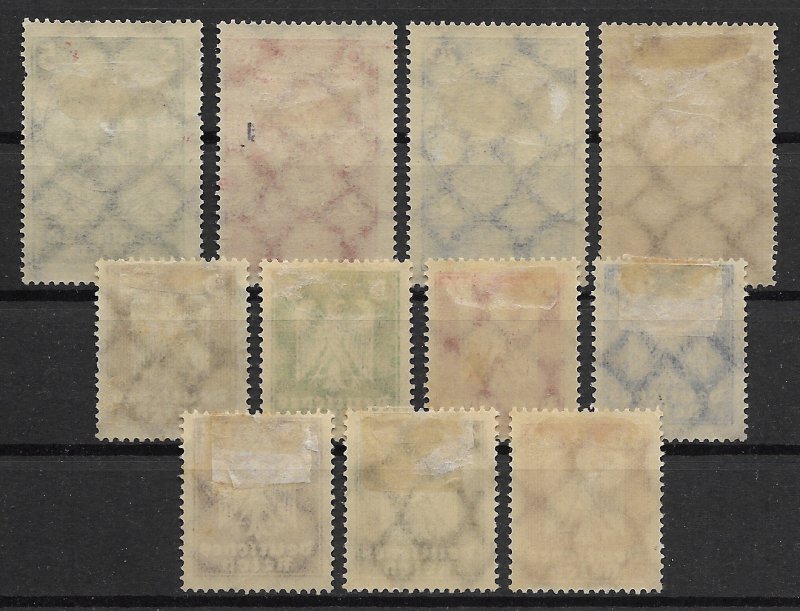 German Empire: 1924 Two Mint Sets