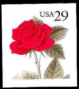 # 2490 MINT NEVER HINGED RED ROSE