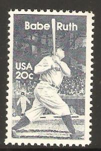 #2046 Babe Ruth Single Mint NH