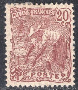 FRENCH GUIANA SCOTT 60