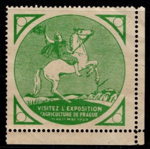 1929 Czechoslovakia Cinderella Agriculture Exhibition May 15-21, 1929 MNH