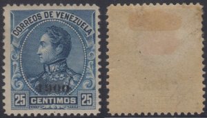 VENEZUELA 1900 Sc 158 KEY VALUE HINGED MINT SCARCE SCV$600.00 