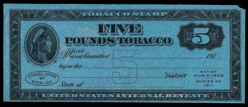 U.S. REV. TAXPAIDS TF308  Used (ID # 88776)- L