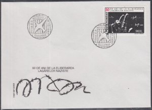 ROMANIA Sc# 3986 FDC 50th ANN LIBERATION of the CONCENTRATION CAMPS