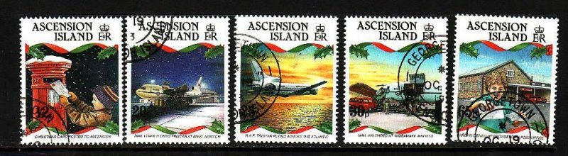 Ascension Is.-Sc#570-4- id8-used  set-Christmas-1993-