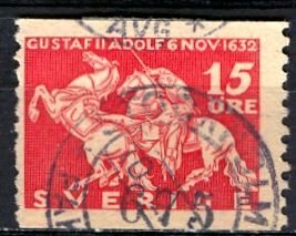 Sweden; 1932: Sc. # 233: Used Single Stamp