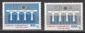 Turkey Scott 2275-2276 Mint NH (Catalog Value $41.00)