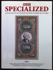 2022 SCOTT Specialized Catalogue of United States Stamps & Covers