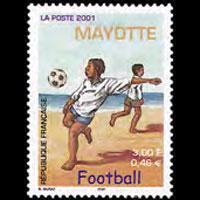 MAYOTTE 2001 - Scott# 149 Soccer Set of 1 NH