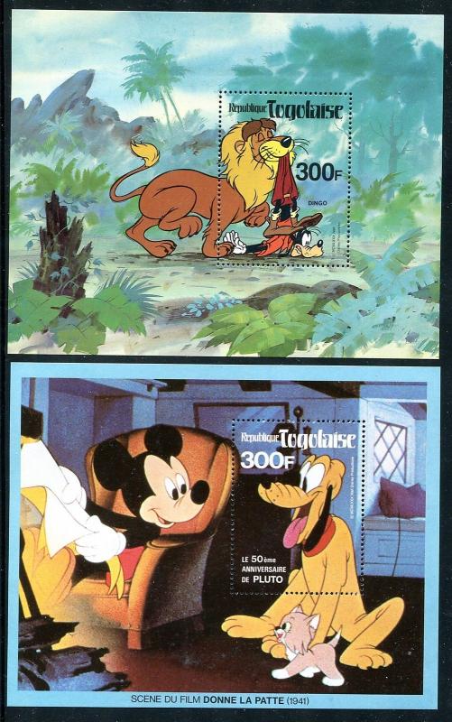 Togo 1064-1072a  Disney characters & Animals from Fazao Reserve x14664