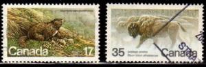 Canada - #883 - 884 Endangered Wildlife set/2  -  Used