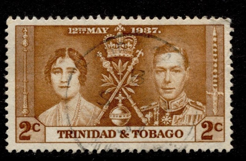 Trinidad & Tobago #48 USED CORONATION ISSUE - SALE NOW ONLY $0.10c - WOW!!!!!