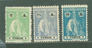 Timor #178-180 Unused Single