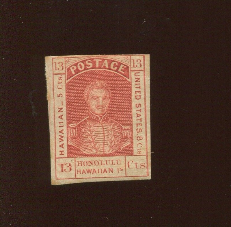 Hawaii 6 King Kamehameha III Imperf Mint Stamp (Bx 3454)