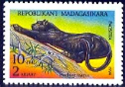 Wild Cat, Leopard, Malagasy stamp SC#1182 MNH