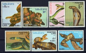 Laos 722-728 MNH Snakes Reptiles ZAYIX 0224S0238M