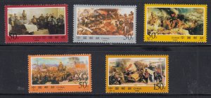 China 1998 Sc#2911-2915 50th Anniversary of Liberation War MNH**