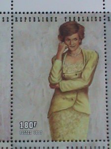 ​TOGO STAMP:1997 SC#1798 DIANA -PRINCESS OF WALES MINT FULL SHEET