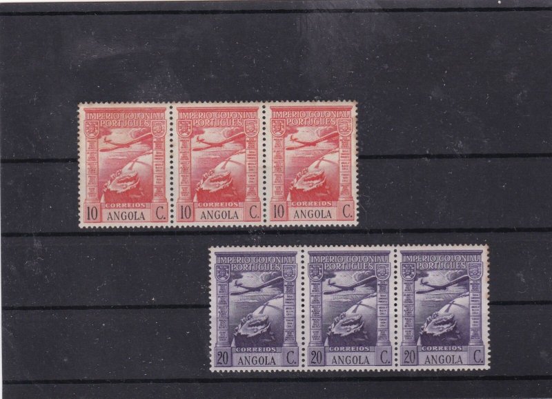angola 1938 mnh portugal colony overprints stamps blocks Ref 9338