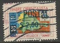 ECUADOR 783 VFU MAP K611-2