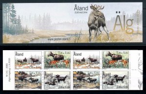 [58611] Aland 2000 the Elk Deer Booklet MNH