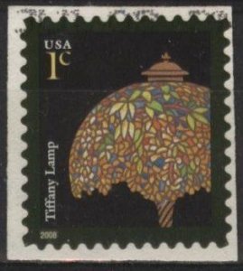 US 3749A (used) 1¢ Tiffany lamp (2008 reissue)