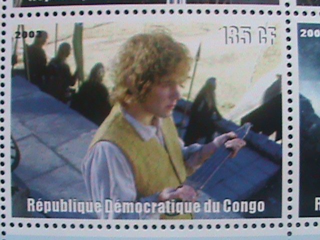 CONGO STAMP:2003- LORD OF THE RINGS MNH SHEET