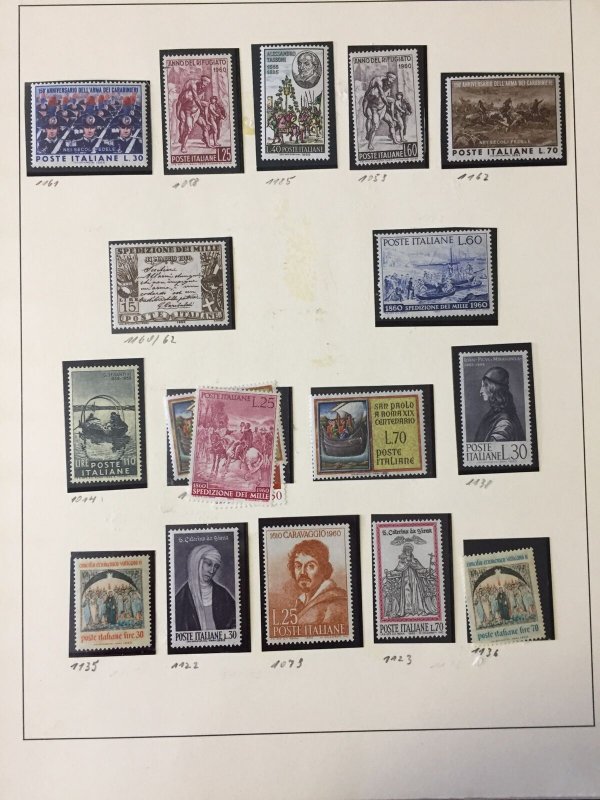 GB Channel Isl Faroes Italy Europe MNH Album Collection (Apx 850+) GM1204 