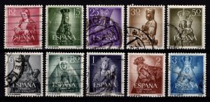 Spain 1954 Marian Year, Set [Used]