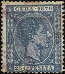 1879 Cuba Scott Catalog Number 85 Used