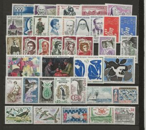 France 1959-61 thirtyeight stamps mainly in sets all MNH simplified cat £65