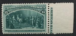 MOMEN: US #238 MINT OG NH #28227