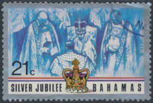 Bahamas  SC# 404 Used QE II 25th Anniversary  see details & scans