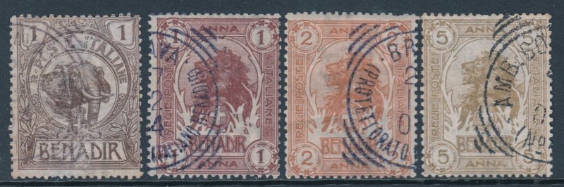 Italy Somalia n.   1+3+4+6 cv 300$ used