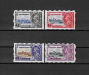 TRINIDAD & TOBAGO 1935 SG 239/42 MNH