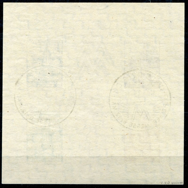 Allied Occ.  Sc.# 14NB16 used  Wm. yxa  Authenticated