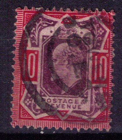 Great Britain Scott #137 USED CARMINE & PURPLE (Sg 255) F-VF Cat.$80.00