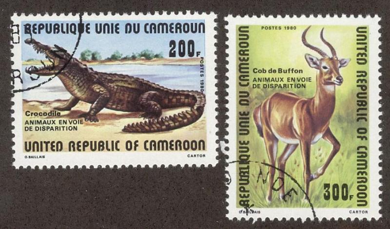 CAMEROUN SC# 678-9 F-VF/CTO 1980