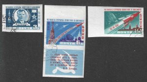 Russia  Scott 2463-2465  CTO  Imperf  Complete  2021 SC:$ 5.00